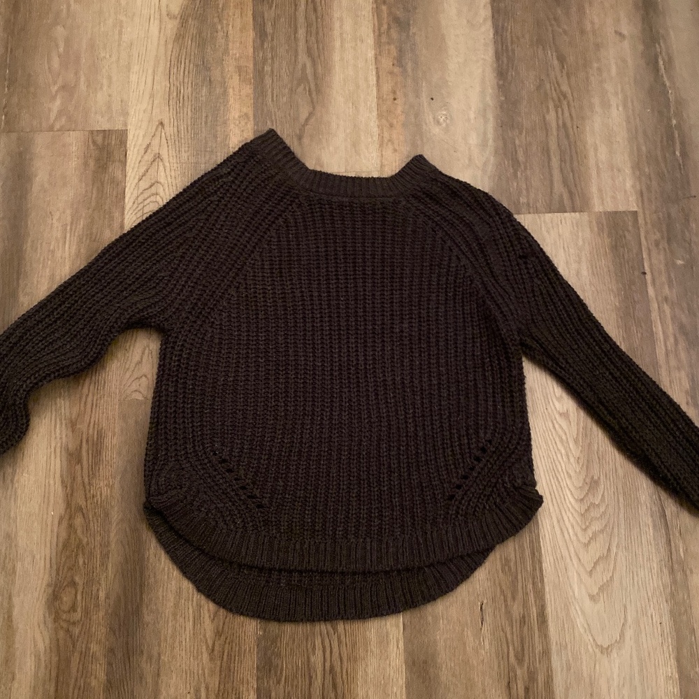 Dark grey girls sweater